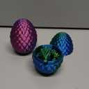 2 Pack Dragon Eggs with Dragon Inside, Dragon Egg Fidget Toy, 3D Dragon Eggs with Dragon Inside, Mystery Dragon Egg, 3D Printed Dragon Egg, Stocking Easter Basket Stuffers