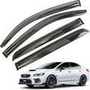 Window Visors Rain Guards Deflector FIt 12-16 Subaru Impreza & 15-21 WRX STI 4 pcs - Window Deflector Visors Vent Sun Rain Guard Shade