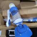 Cordless Pool Vacuum for Inground & Above Ground Pools: 23.8 GPM Powerful Stable Suction, Telescopic Pole up to 90.6", 60-Min Runtime, Extra-Large Filter & Rechargeable Pool Cleaner for Spas/Hot Tubs