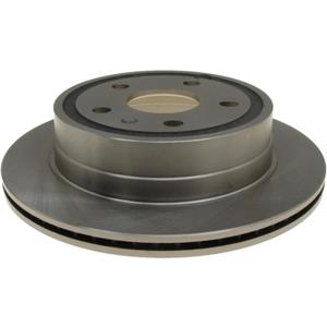 ACDelco Silver Rear Brake Rotor 18A2727A | GM 19286264 Brake Rotors for Select Chevrolet Equinox, GMC Terrain and more