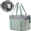 Small Travel Duffel Bag for Men Women, Portable Sports Tote Gym Bag, Personal Item Carry On Tote Weekender Bag for Airline Travel (Turquoise)