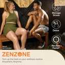 Lifepro ZenZone Outdoor Sauna Tent Portable Wood Burning with Stove 4 Person Steam & Dry Sauna for Camping, Backyard, Home Gym Heavy Duty Oxford Cloth & Carbon Steel Stove