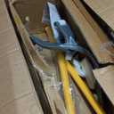 VEVOR Steel Tire Mount Demount Tool 22.5" to 24.5" Semi Tire Changing Tool with Extra Bead Holder, Tubeless Truck Bead Breaker Manual Tire Changing Tools for Car Repairing (Yellow)