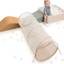 ZICOTO Fun Climbing Toy Set for Toddlers Aged 1-3 - Incl. Crawl Through Tunnel and Large Ball Pit for Unlimited Indoor Fun - The Perfect Inside Play Area/Playground for Kids to Safely Learn New Skills