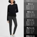 baleaf Women's Thermal Tops Long Sleeve Fleece Running Shirts Thumbhole Cold Weather Winter Gear Workout Base Layer (Large, Black)