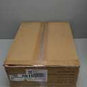 Furologee Kitchen Bakers Rack with Power Outlet, Microwave Oven Stand with Storage 4 Tiers, Coffee Bar Table with 6 S Hooks, Kitchen Storage Shelf Rack for Spices, Pots,Black (22inch)