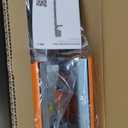 monTEK Automatic Lift Bike Rack  Fits 24-29" Tires, Heavy-Duty Vertical Wall Rack for Bicycles (Up to 71 lbs) - Effortless Lifting, Easy Install - Space-Saving Storage for Garage, Shed, BO (Black+Orange)