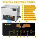 10L Ultrasonic Cleaner Dual-Frequency Professional Digital Stainless Steel Cleaning Machine with Heater Timer for Carburetor, Parts, Circuit Board, Glasses, Denture, Jewelry