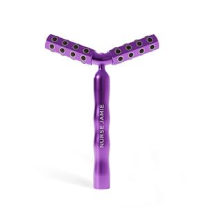 Nurse Jamie Uplift Body Dual-Head Massaging Tool  Y-Shape Roller with 48 Stones & Vibration for Toning Face & Body