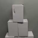 Zopeal 6 Pack Red Canisters Sets For Kitchen 50oz Stainless Steel Red Kitchen Canisters with Transparent Windows Flour Sugar Container Metal Jar Countertop Set for Coffee Tea Decorative