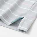 M MAELREG Boys Polo Shirt Short Sleeve Performance Moisture Wicking Dry fit Casual Striped Golf Shirts for Boys (Gray)