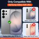 MOZOTER for Samsung Galaxy S26 Ultra Case with Magnetic,[Compatible with MagSafe][12Ft Military Dropproof][2*Screen Protector] Translucent Anti-Slip Back Slim Shockproof Case for S26 Ultra-Blue