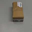 5" Backset Latch Keyed Entry Door Knob with Lock and Key, Standard Square Interface Entrance Ball Doors Knobset Lockset, Matte Black