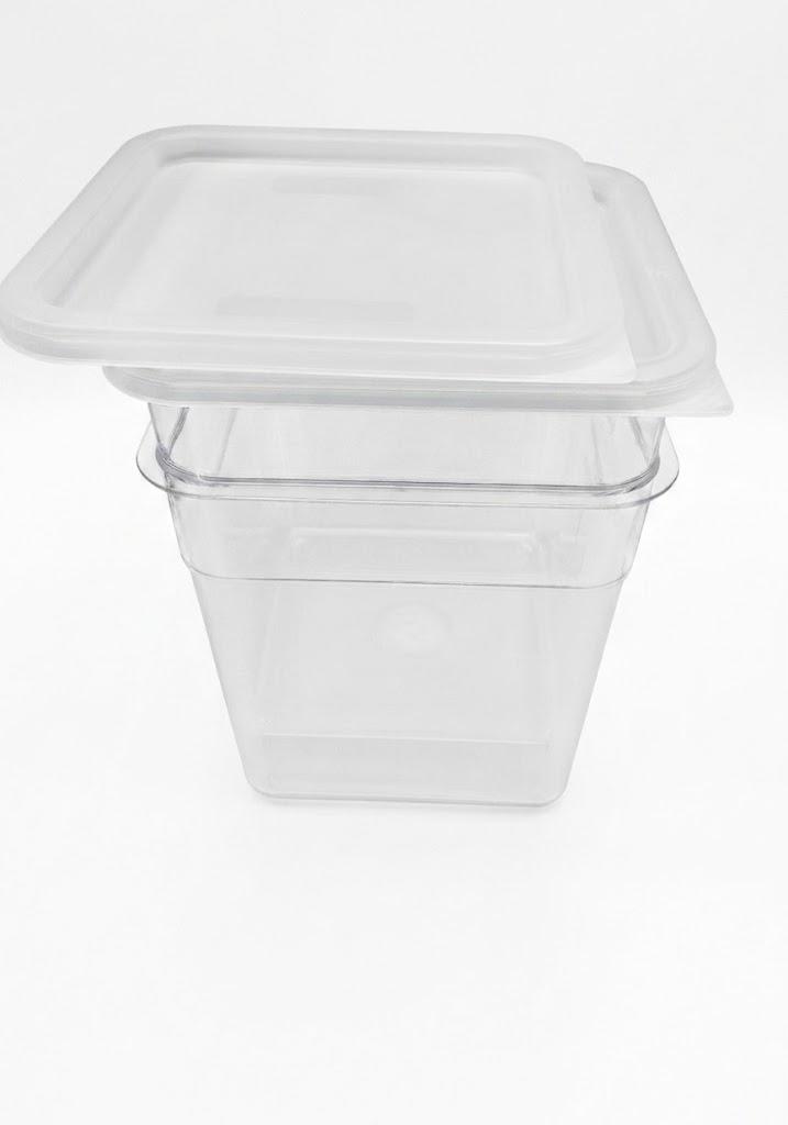 2 Pack 8Qt Clear Food Storage Containers with Lids – BPA-Free Stackable Kitchen Organizer for Pantry, Fruits, Vegetables, Meal Prep & Dough Proofing