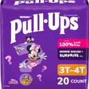 Pull-Ups Girls' Potty Training Pants, Size 3T-4T Training Underwear (32-40 lbs), 40 Count