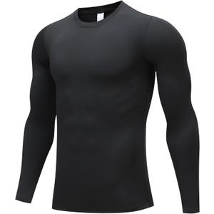 JZCreater Thermal Shirts for Men,Fleece Lined Long Sleeve Base Layer,Moisture Wicking Winter Shirt for Skiing, Hiking,Hunting (Black, M)