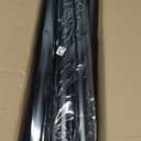 Double Curtain Rod, 1 Inch Black Extra Long Dual Curtain Rods 72 to 144 Inch with Aluminium Modern End Cap Finial, Adjustable Heavy Duty Window Treatment Rods, Telescopic Metal Double Drapery Pole Set