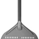 G.a HOMEFAVOR 14" x 17" Perforated Pizza Peel 35 Inch overall, Rectangular Aluminum Pizza Turning Peel with Extended Silcone Handle For Baking Pizza Brick Oven