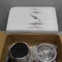 Electric Spice and Nut Grinders - 3 Stainless Steel Blades, 1 Filter, 1 Brush - 500W Grinder for Kitchen Dry Use (Black)