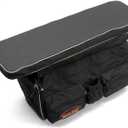 Seamax Sunlitec Inflatable Boat Bench Seat Cushion and Detachable Seat Bag Combo, with Reflective Line (Size B - 34" for 270-330 Boats)