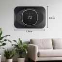 5 x Wall Plate Cover Compatible with New 2025 Ecobee Smart Thermostat Essential, Practical Ecobee Thermostat Trim Kit, Programmable WiFi Thermostat Accessory (1, Tricorn Black)