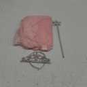 keaiyouhuo Kids Pink Witch Costume for Girls Pink Princess Sequins Tulle Dress Halloween Cosplay Outfits with Crown and Wand (9-10 Years)