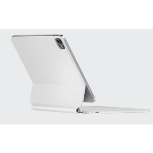 HOU iPad Keyboard 10th Generation 2022, Magnetic Stand, Multi-Touch Trackpad, Case with 7 Colors Backlit Bluetooth Keyboard for iPad 10th Generation 2022, Spanish Ñ, QWERTY, White