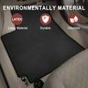 Floor Mats Compatible with 2009-2013 Toyota Corolla, Custom Fit All Weather Toyota Corolla Car Mats, Latex Heavy Duty Floor Liners Black 3-pc Set, 2010 2011 2012