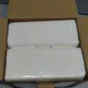 JOLLY CHEF 200 Pack Disposable Paper Napkins, Soft Bathroom Napkins for Guests, 2-Ply White Paper Hand Towels for Halloween, Wedding, Thanksgiving