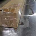 ChrisDowa Cordless Zebra Blinds for Windows, Dual Layer Free-Stop Light Filtering Window Roller Shades, Pull Down Privacy Zebra Shades for Home, Office, Bedroom, Door (70" W x 72" H, White)