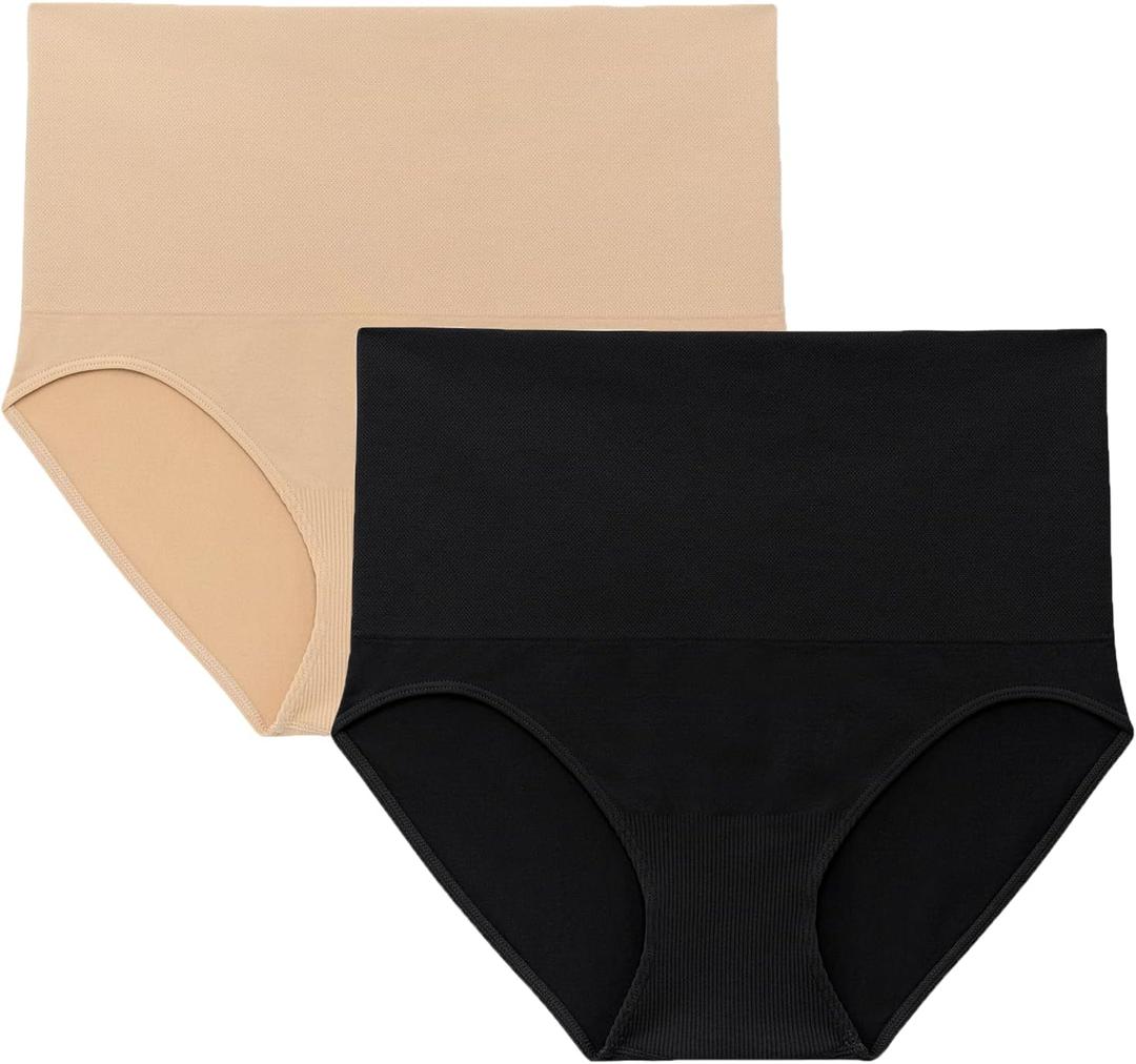 Motherhood Maternity womens Seamless Postpartum Shaper Panty , Belly Support Underwear , 2-pack (M)