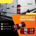 Pair Tail Lights W/O Bulbs Compatible with Sprinter 2500 3500 2010-2017 Rear Brake Lamp Taillights 9068200264 9068200264 MB2800136 MB2801136