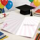 3 x Christian Graduation Card for Women, Religious Graduation Gift for Her, Inspirational Faith-Based Blessings for High School, College & University Graduates