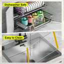 Small Glass Cutting Board(8x12 inch),Clear Tempered Glass Cutting board for Kitchen,Silicone Grip, Non-Slip, Heat-Resistant,Dishwasher Safe