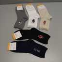 Beecrazee Kikiyasocks Women's Crew Socks (Assorted), Multicolor, Medium Pack of 5