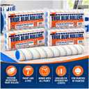 True Blue 18" Professional Paint Roller Covers, 18 Inch, Best for All Types of Painting Surfaces, Refill Bulk Pack (12, 1/2" Nap)