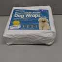 XPCARE 50 Count Disposable Male Dog Diapers, Male Dog Wraps,Super Absorbent Leak-Proof Fit (Small)