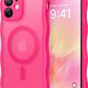 CAPRARO Cute for iPhone 11 Case, Compatible with MagSafe Hot Pink