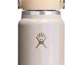 Hydro Flask Micro Bottle - Leak Proof Purse or Pocket Flask - Insulated Mini Water Bottle 6.7 Oz Glimmer Cream