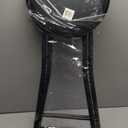 Folding Stool - Backless 24-Inch Stool with 225lb Capacity for Kitchen or Rec Room - Portable Indoor Counter Bar Stools by Lavish Home (Black)