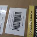 UNISHADES Blackout Cordless Bamboo Roman Shades 29 3/4×64 in Papara Carbon