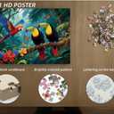 1000 Pieces Jigsaw Puzzles for Adults, Magic Series - Premium Fantasy Art & Seamless Interlock, Challenging Brain Teaser, Large 28" x 20", Great Gift Idea & Home DecorRainforest Birds