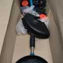 Weed Wacker Cordless Adjustable Weed Eaters 3 in 1 Electric String Trimmer Lawn with Two Battery with Charger Comes with Multiple Blades for Yard, Green, Garden (Blue)