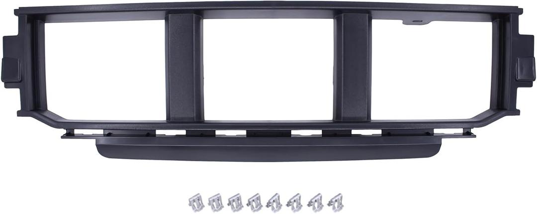 MOTOKU Front Lower Center Bumper Grille Cover Trim Panel Insert for Ford F-150 2021 2022 2023 Accessories