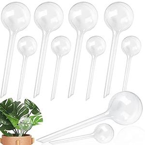 10 Pcs Clear Plant Watering Bulbs,Plastic Automatic Watering System for Plants,Garden Water Device for Plant Indoor Outdoor