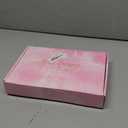 6 Pack Kraft Gift Basket with Handles, 9.8'' x 6.5'' x 4.3'' Empty Paper Basket for Party Gifts, Anniversary, Wedding, Easter, Crafts, Brown