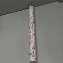 Retrify Pink Flowers Wrapping Paper Roll - 17 Inches x 32.8 Feet Mini Roll Cute Butterfly and Polka Dots Gift Wrap Paper for Mother's Day, Wedding, Birthday, Baby Shower, Holiday