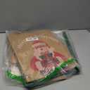 SUNEE Christmas Gift Bags with Tissue paper, 24pcs Assorted Sizes Xmas Bags Bulk with Handles, Assorted with Xmas Stockings, Santa Claus Designs for Christmas Gifts, 8 Large 13", 8 Medium 11", 8 Small 9" (Brown)