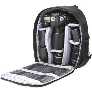 Docooler Grey Backpack - Waterproof Camera Bag, Small DSLR Camera Backpack with Customizable Interior, for Canon Sony