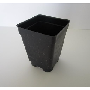 Square Mini Succulent Pots Holes Thickened Flowerpot for Bonsai Plant Pots Bulk Plastic Succulent Basin 4 Packs